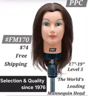Polly Products #FM170 Female Training Manikin Lt.-Skin, Dk. Brown, 17"-19" L5