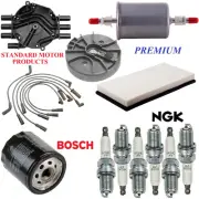 Tune Up Kit Filters Cap Wire Spark Plugs For GMC SAVANA 2500 V6; 4.3L 2000