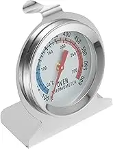 MUCKLILY Oven Thermometer Stainless Steel Instant Read Chef Thermometer for Baking Grilling Smoker Temperature Range Easy to Read Dial with Indicator for Accurate Cooking
