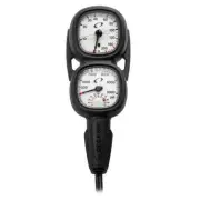 Oceanic Maxview Combo PSI - Pressure and Depth Gauges with 36" MiFlex Hose Scuba