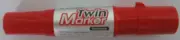 Pilot BeGreen Twin Marker ( Twin Ended ) x 10 Pens Red