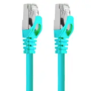 Cruxtec RJ45 LAN CAT7 10GbE SF/FTP 20m Triple Shielding Ethernet Cable Green