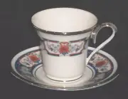 RARE!! DISCONTINUED LENOX CHINA INTERLUDE DEMI / DEMITASSE CUP & SAUCER SET NEW