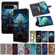 Printed Leather Case For Google Pixel 9 Pro XL 9 9Pro 8A 8 7 6Pro 5 Wallet Cover