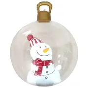 Inflatable Christmas Ball,PVC Inflatable Decorated Ball,Christmas Outdoor Indoor Decorations,Christmas 3D Decorative Ball,Snowman