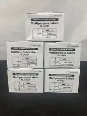 DYMO HL 30334 Multipurpose Labels 5 Rolls of 1000