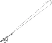 [Hohopeti] Crystal Necklace Holder Jewelry Stand Metal Cage Pendant Natural Stone Holder Jewelry Organizer