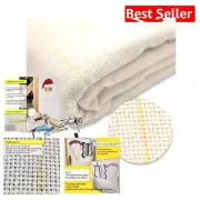 Machine Washable Tufting Cloth - 85x170 Inch Cotton Fabric with Guiding Lines