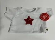 Build A Bear Shirt White Top Red Star NWT