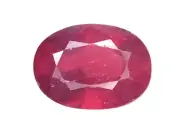 3.450CTS SUPER TOP LUSTER RED NATURAL RUBY OVAL LOOSE GEMSTONES SEE VIDEO