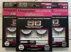 3 x Ardell Magnetic Faux Mink MegaHold Lashes & Line It Lash It Adhesive #818