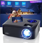Native 1080P 5G Wifi Bluetooth Projector, AILESSOM 20000LM 450" Display Support