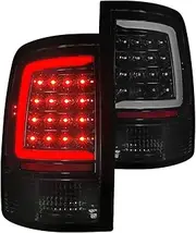 Black/Smoke Sequential Fiber Optic LED Tail Lights