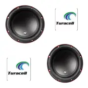 2 Audiopipe TS-CAR10 10" Edge Woofer, 600 Watts Max, 300 W Rms/Single Voice Coil