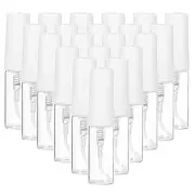 20 Pcs 3ml Glass Mini Perfume Sample Bottle Empty Mini Spray Bottle, White