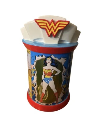 Vintage Wonder Woman Limited Edition Ceramic Container / Cookie Jar