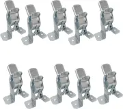 Clamp (10 Pack) Spring Grip Garage Closet Wall Organizer for Brooms, Mops, Rakes