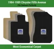 Lloyd Velourtex Front Mats for '84-89 Chrysler Fifth Avenue w/Blue M-Mopar (for: Chrysler)
