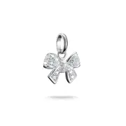 Buy Connect Charm bow with stones in Silver by Thomas Sabo online - THOMAS SABO Australia