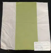 MANUEL CANOVAS City in Printemps (green, ivory) 13 1/2" Silk Fabric Sample