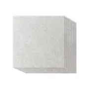 iDEER LIFE Acoustic Foam 12-Pieces Sound Absorbing Panels Wall Tiles [Square Shape] (Sand)