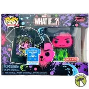 Funko POP and Tee What If Killmonger Figure and Large Shirt