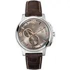 Guess Men's Watch Classica Quartz Chrono Taupe Dial Leather Strap X83009G1S