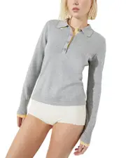 Max & Co. Cotton & Cashmere Polo Sweater