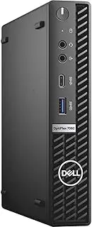 Dell Optiplex 7080M Core i7 10th Generation 10700T Eight Core 32GB RAM 1TB SSD Windows 11 Desktop PC with USB WiFi and Bluetooth Dongle, Free DP to HDMI Cable (Renewed)