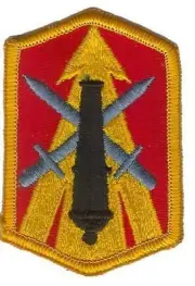 US ARMY 214TH FIRES BRIGADE CLASS A PATCH - FULL COLOR