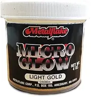 Metalflake 040804 Light Gold Micro Glow Light Gold Paint