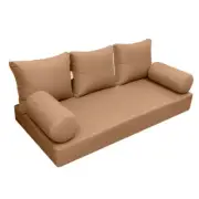 |SLIPCOVER ONLY|S3 Daybed Mattress Bolster Backrest Covers Knife Edge Crib AD104