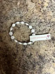 Philadelphia Phillies White Beads Elastic Share Your Adventure Bracelet-NEW