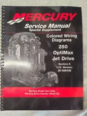 MERCURY 888438 COLORED WIRNG DIAGRAMS SERVICE MANUAL SUPPLEMENT