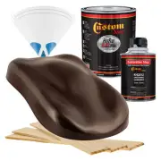 HOT ROD FLATZ Dark Brown Quart Kit URETHANE Flat Auto Car Paint Kit