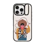 iPhone 16 Pro Impact Ring Stand Case MagSafe Compatible COWBOY