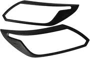 TradiesChoice 4X4 Matte Black Head Light Trim Cover to Suit Holden Colorado Trailblazer 2016-2020