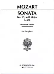 Mozart - Piano Sonata No. 15 in D Major K576, Sch. ed.