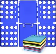 t Shirt Folder Clothes Folding Board Plastic Laundry Folder Home Storage Tool for Adults and Children, Blue