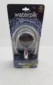 Waterpik EcoFlow Hand Held Shower Head with 5ft Hose 4 Sprays ETC-443E