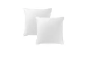 Accessorize Pair of Waffle White Cotton European Pillowcases