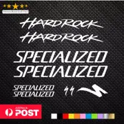 Specialized Hard Rock Classic Vintage Bike Frame Decal Set - MANY Vinyl Colours