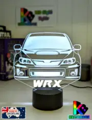 WRX SUBARU RALLY CAR PERSONALISED 3D LED Night Light 7 Colour Change Room Lamp