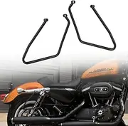 TDZ 2004-2016 Saddlebag Support Brackets for Harley Davidson Sportster XL883 XL1200 ,Black