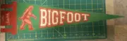 Bigfoot Pennant a Roll-able pennant - Sasquatch Felt Pennant by Archie McPhee