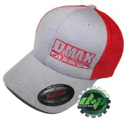Dmax Duramax hat ball cap fitted flex fit flexfit stretch diesel OSFA RED
