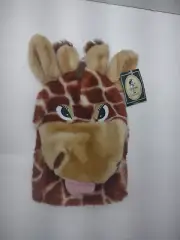 Vintage 1990s Geppeddo 9" Plush Giraffe Stage Hand Puppet Axis Handpuppet