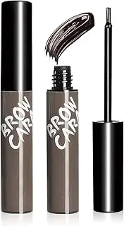 Brow Tattoo Peel Off Gel, Brow Gel with Eyebrow Stencils, Long-lasting Waterproof Transfer-proof Eye Brow Tinting Kit for Fuller & Defined Looking Eyebrows, Multiple Colors (02#)