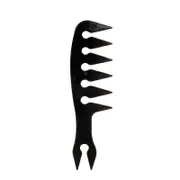 Texture Comb Men Hair Wide Tooth Comb Styling Comb Women Men Oil Head Hair Comb Most Hair Types Salon and Barber Comb 4.6*15.6CM black