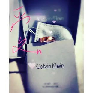 ♥️春夏 特價優惠♥️Calvin Klein 系列♥️純粹經典 愛戀玫瑰金戒指-5♥️時尚 精品♥️